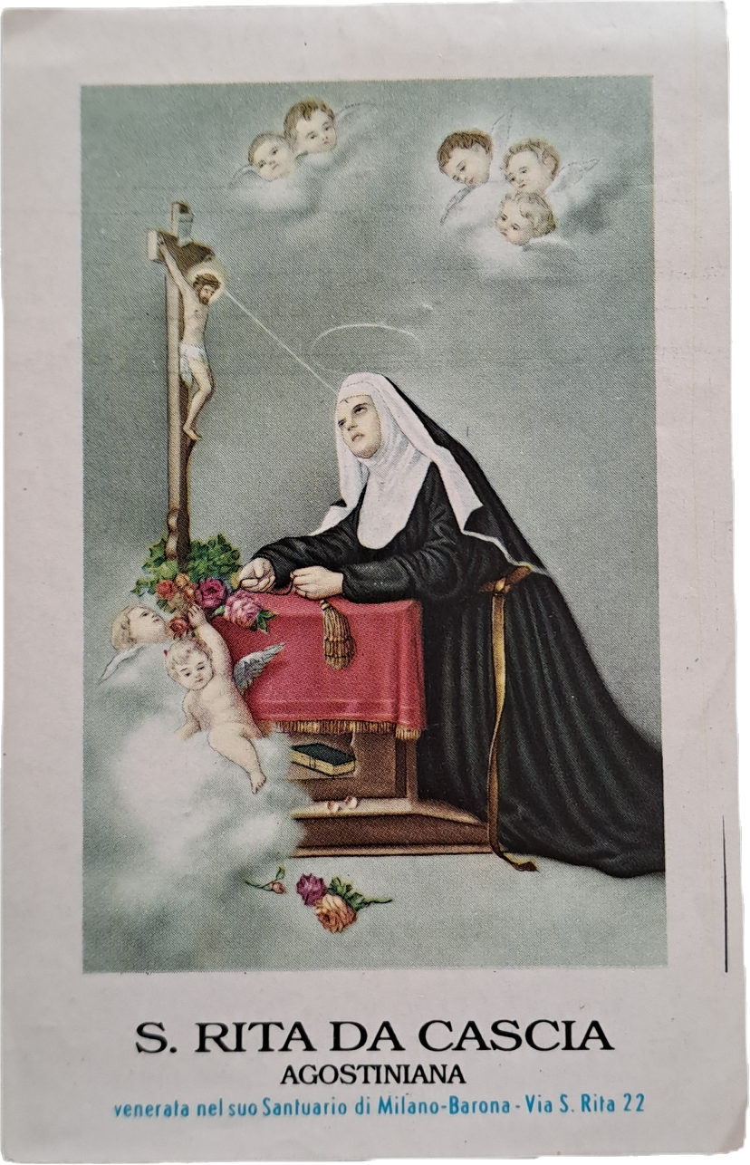 S. RITA DA CASCIA AGOSTINIANA - HOLY CARD