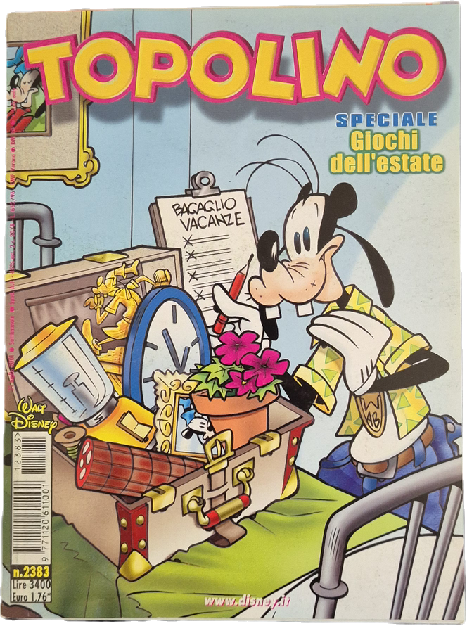 TOPOLINO N.2383 - 31 LUGLIO 2001