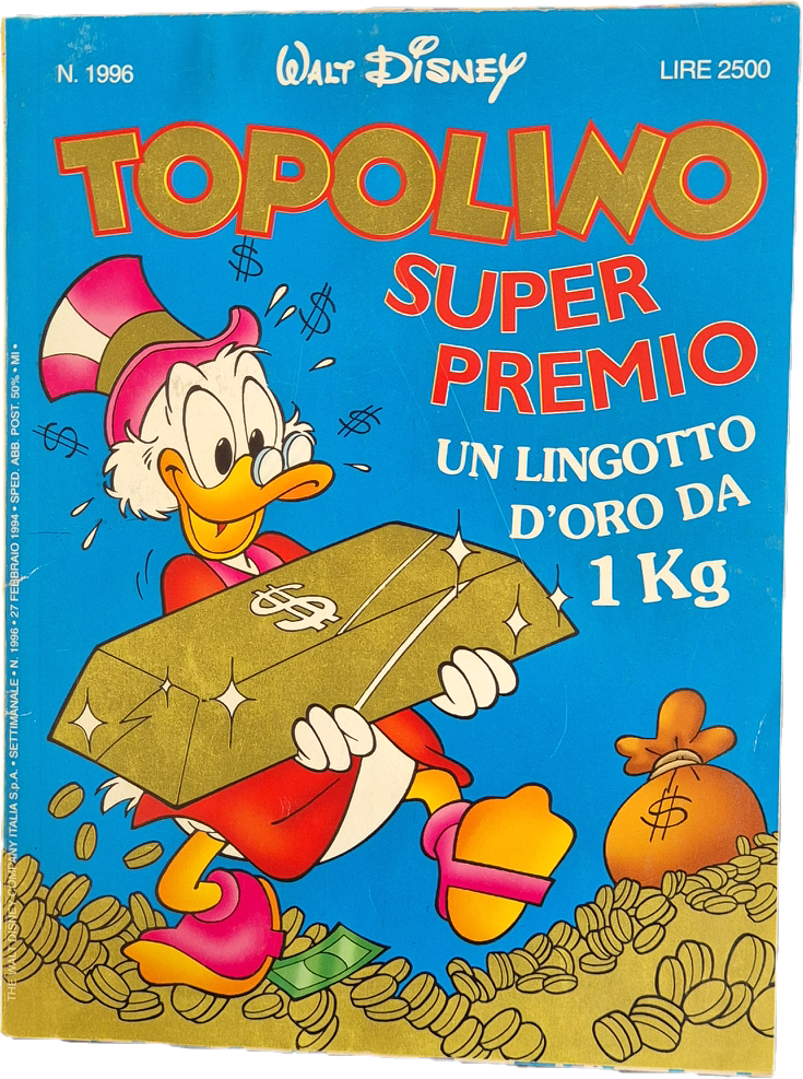 TOPOLINO N. 1996 - 27 FEBBRAIO 1994