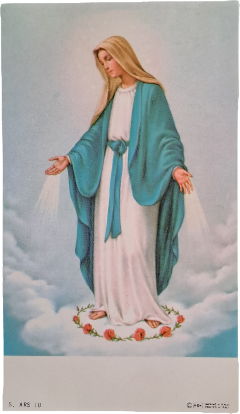 PREGHIERA A MARIA IMMACOLATA - HOLY CARD
