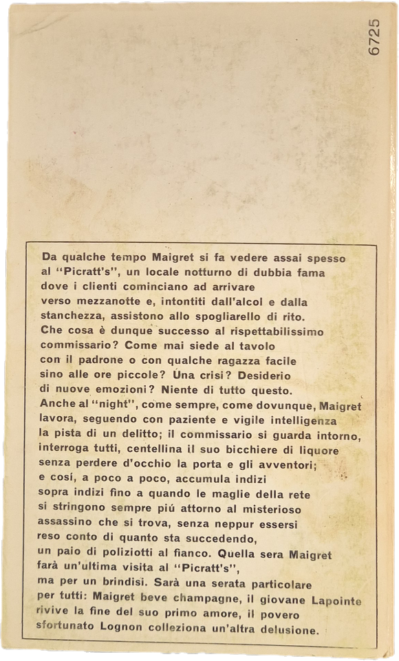MAIGRET AL NIGHT CLUB - GEORGES SIMENON