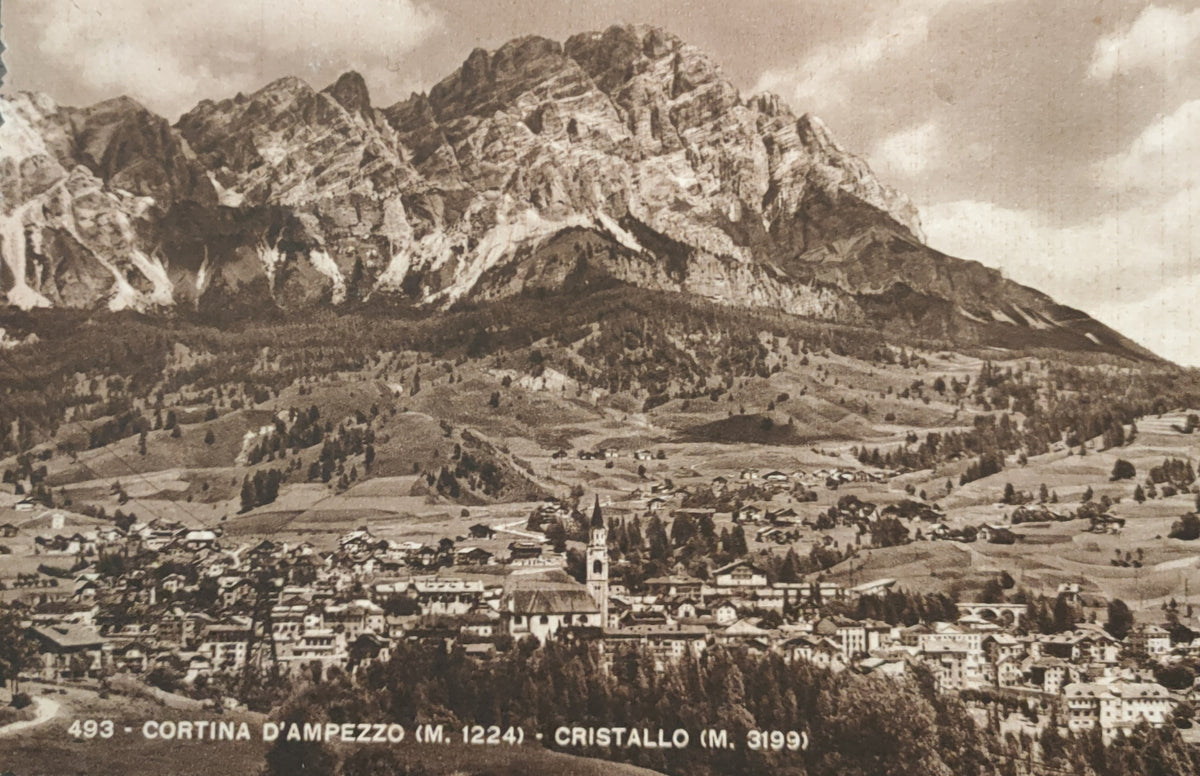 CORTINA D' AMPEZZO - PANORAMA -V1952 - FP