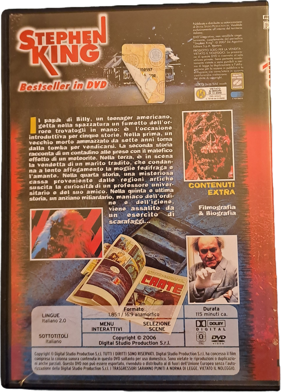CREEPSHOW - STEPHEN KING - DVD