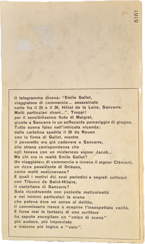 MAIGRET IN OLANDA - GEORGES SIMENON