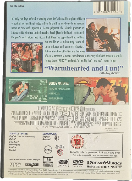 FORCES OF NATURE - DVD - ENGLISH LANGUAGE