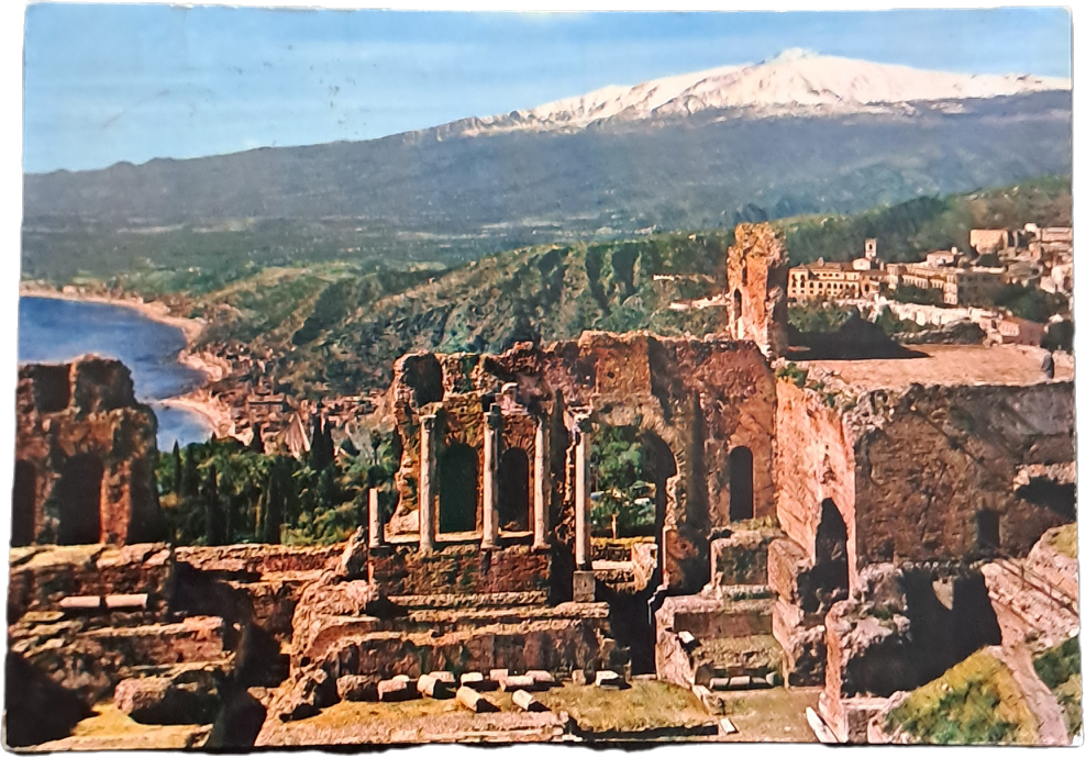 TAORMINA - TEATRO GRECO - V1981 - FG