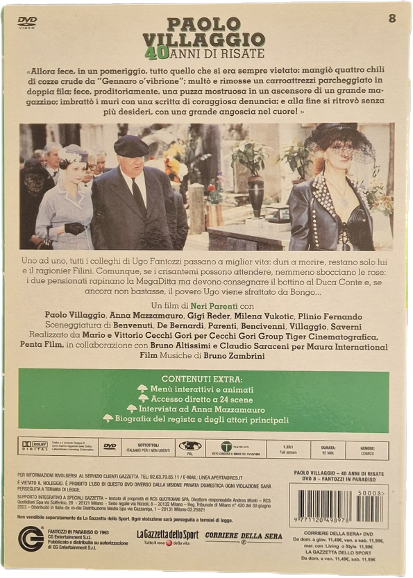 FANTOZZI IN PARADISO - DVD