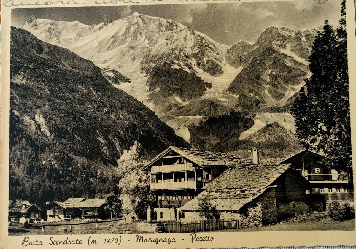 MACUGNAGA - PECETTO - BAITA SCENDRATE - V1948
