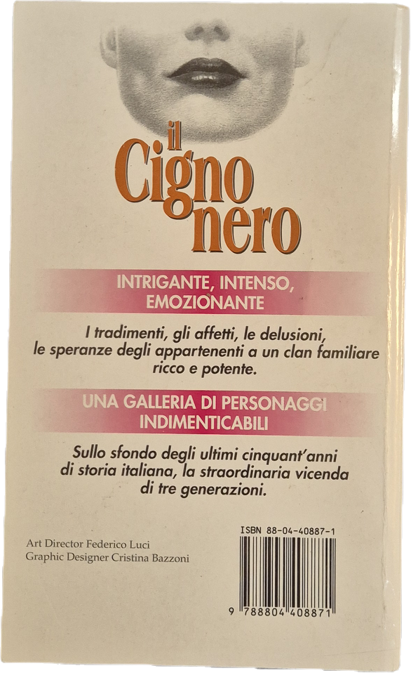 IL CIGNO NERO - SVEVA CASATI MODIGNANI - 1995 - OUTLET DEL LIBRO