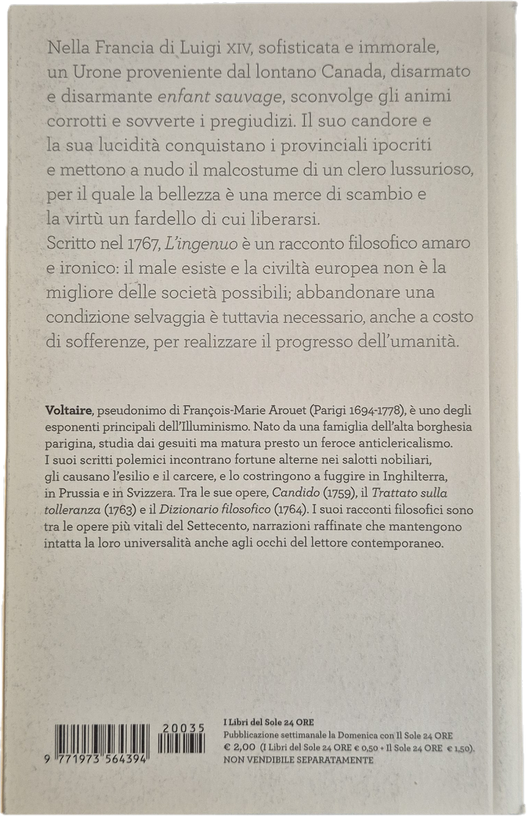 L'INGENUO - VOLTAIRE - 2012 - OUTLET DEL LIBRO