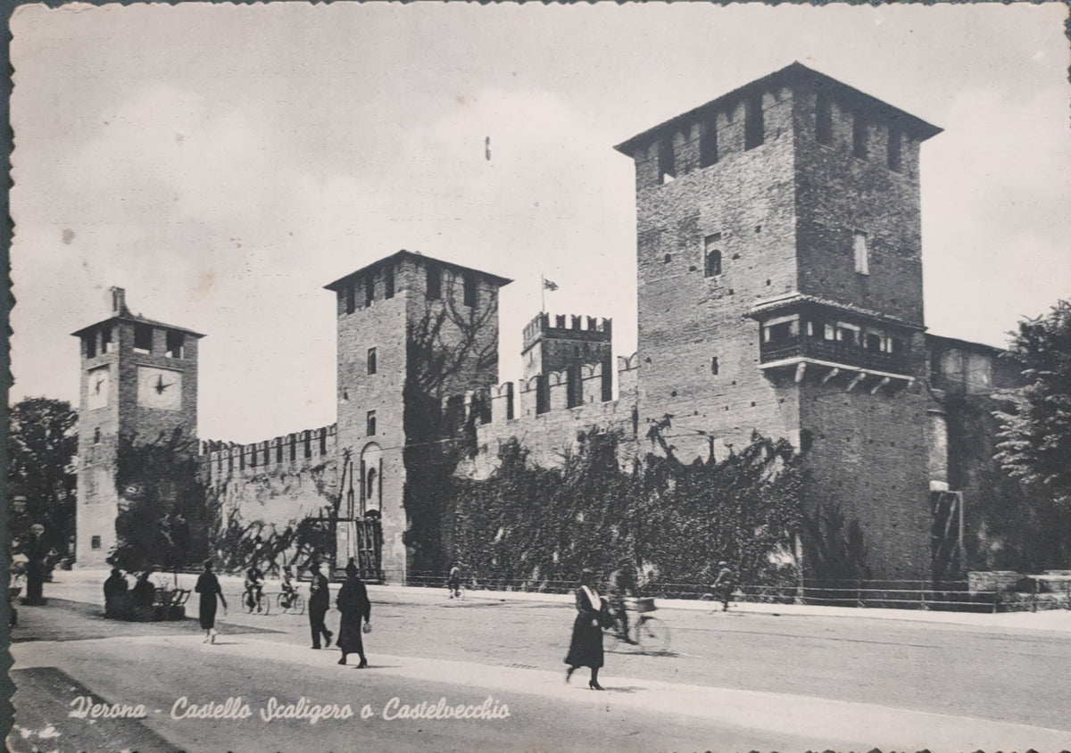 VERONA - CASTELLO SCALIGERO - V1954 - FG