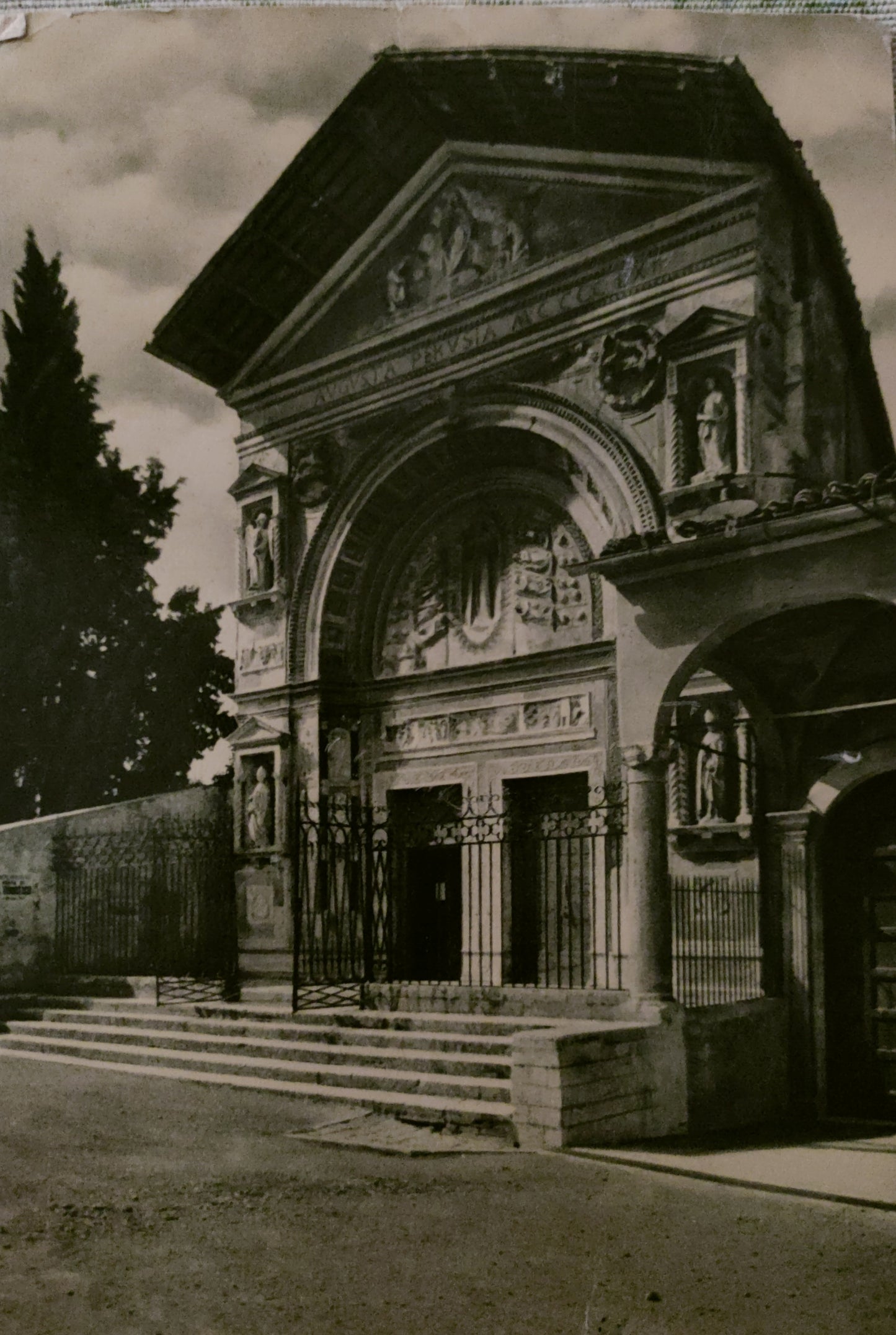 PERUGIA - FACCIATA DELLA CHIESA DI SAN BERNARDINO - V1953 - FG