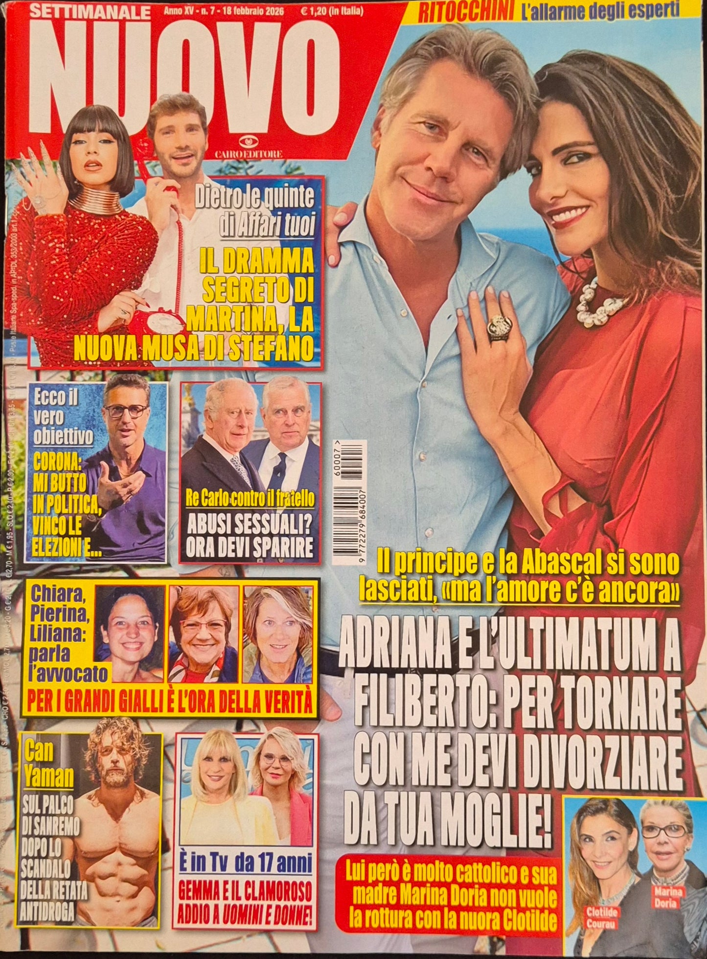 SETTIMANALE NUOVO 18 FEBBRAIO 2026 - FILIBERTO-CORONA-CAN YAMAN-OUTLET DEL LIBRO