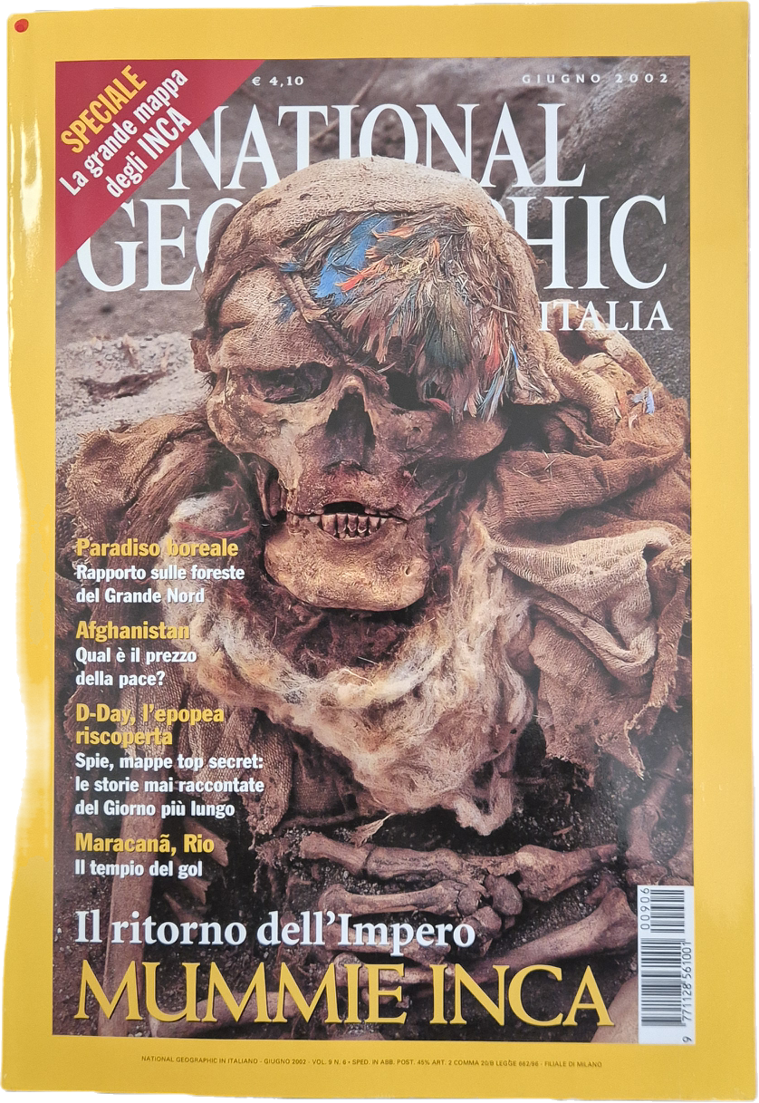 NATIONAL GEOGRAPHIC GIUGNO 2002 - MUMMIE INCA