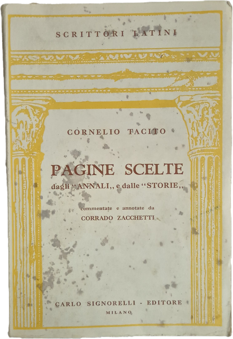 CORNELIO TACITO - PAGINE SCELTE DA ANNALEDALLE ATORIE - LATIN TEXT
