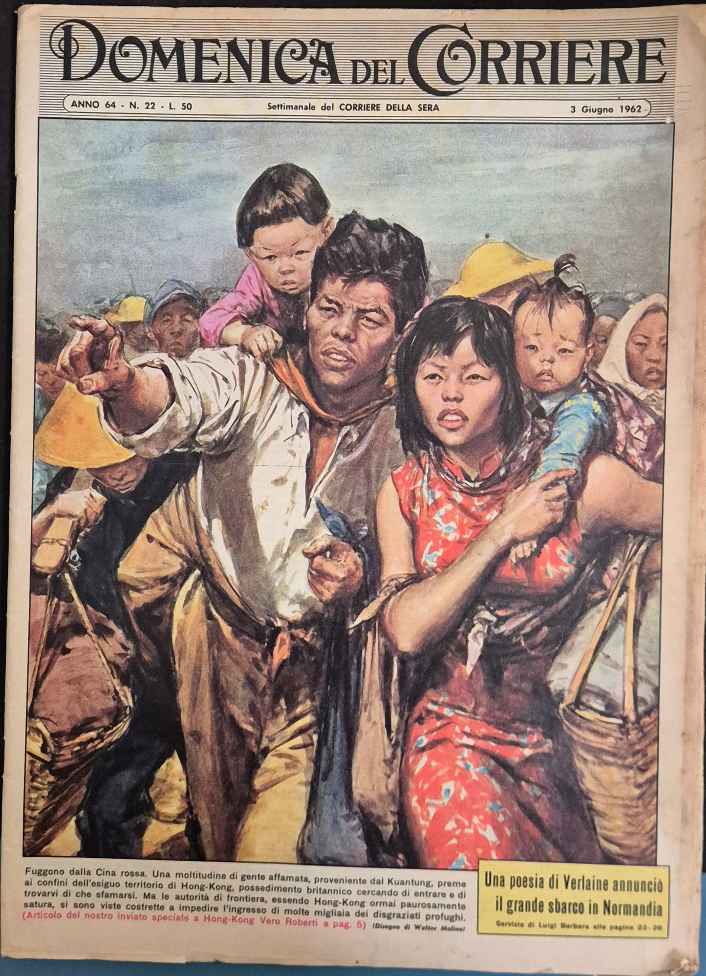 DOMENICA DEL CORRIERE N. 22 - 3 GIUGNO 1962
