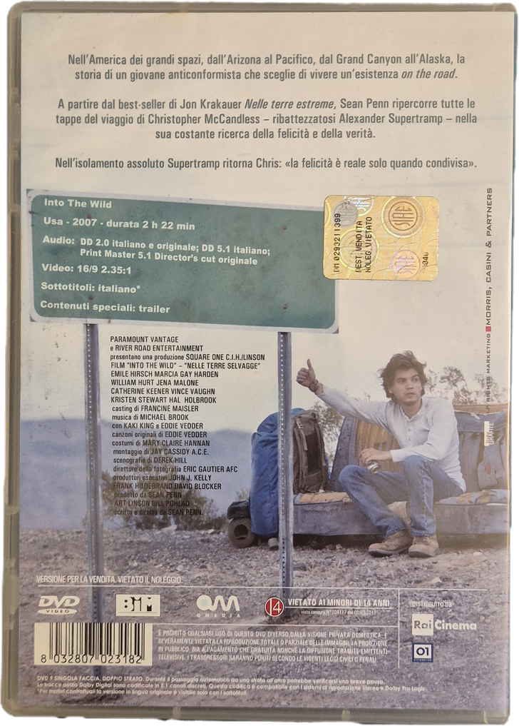 INTO THE WILD. NELLE TERRE SELVAGGE - DVD