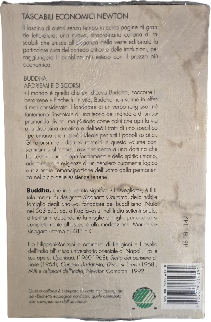 AFORISMI E DISCORSI - BUDDHA - NEWTON 1995 - OUTLET DEL LIBRO