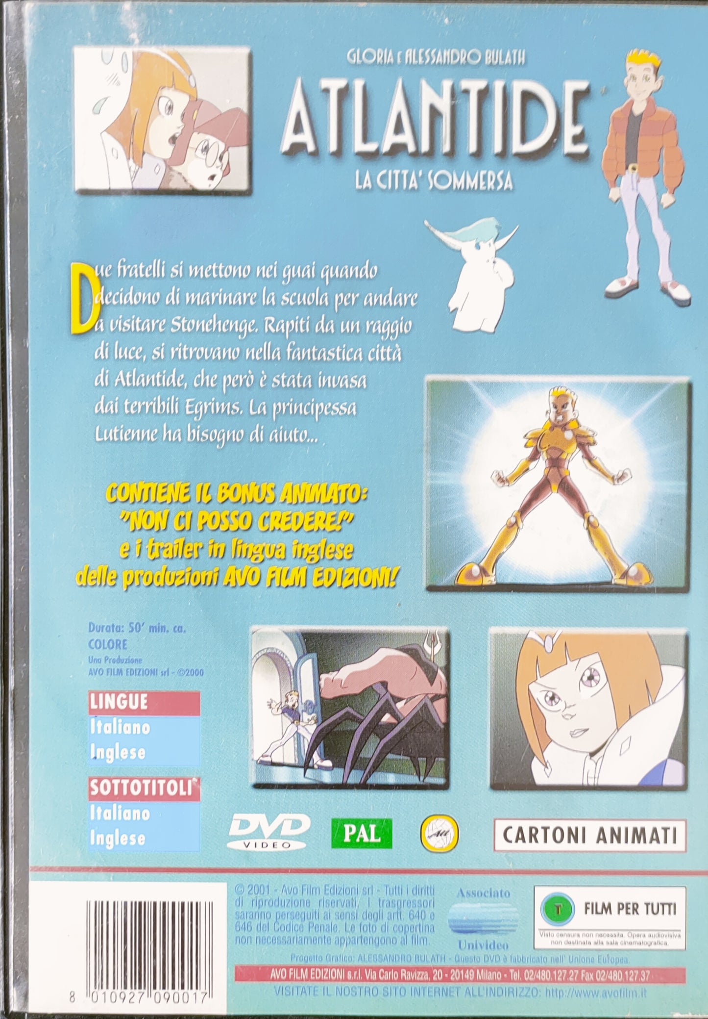 ATLANTIDE - LA CITTÀ SOMMERSA - DVD