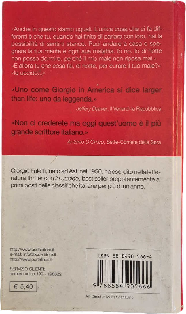 IO UCCIDO - GIORGIO FALETTI - BALDINI 2004 - OURLET DEL LIBRO