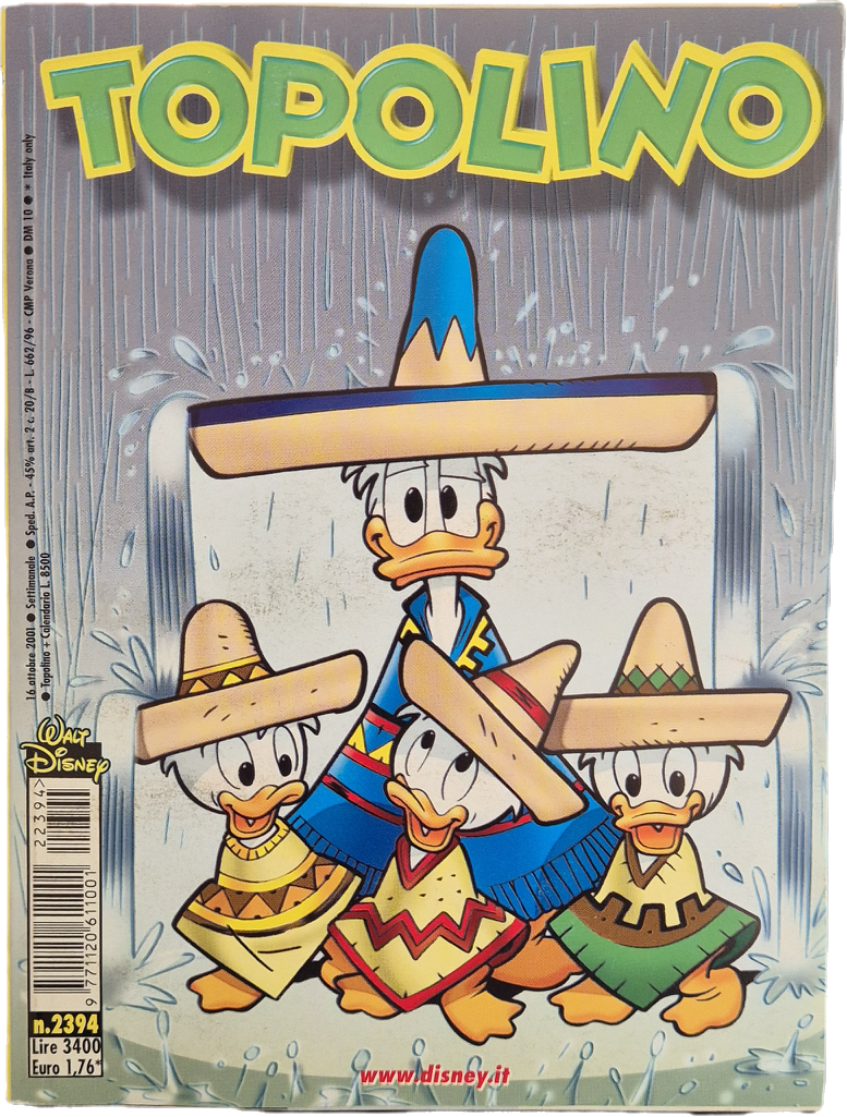TOPOLINO N. 2394 - 16 OTTOBRE 2001