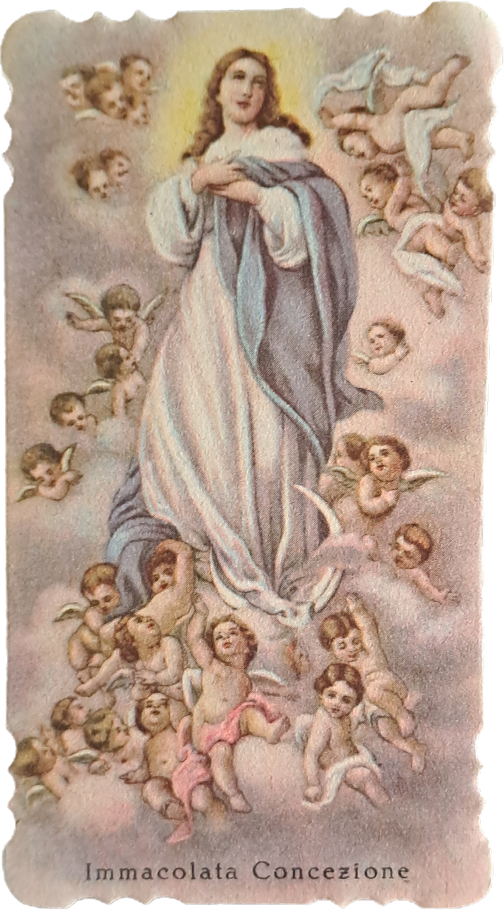 IMMACOLATA CONCEZIONE -HOLY CARD