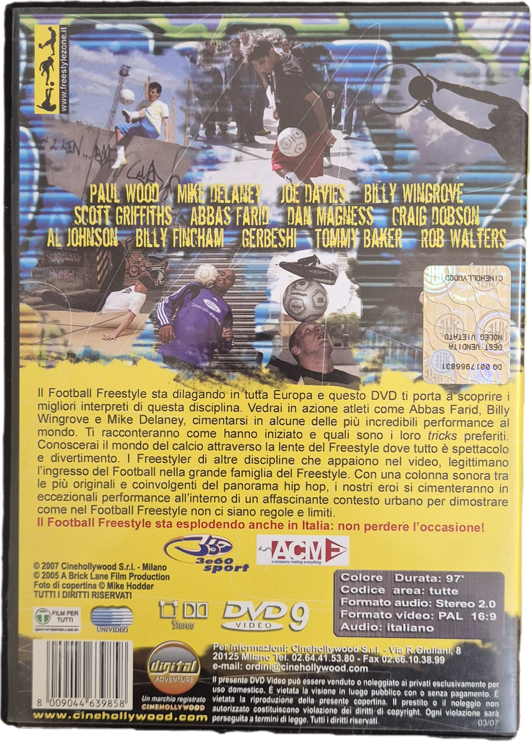 FOOTBALL FREESTYLE - DVD