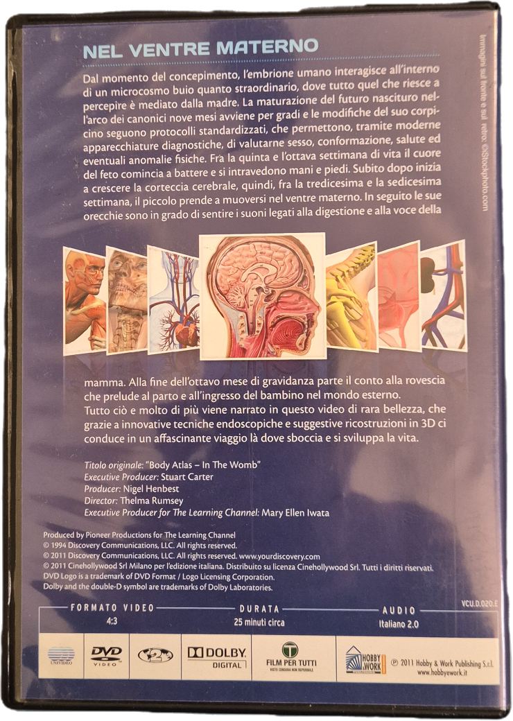 VIDEONCICLOPEDIA DEL CORPO UMANO - NEL VENTRE MATERNO - DVD