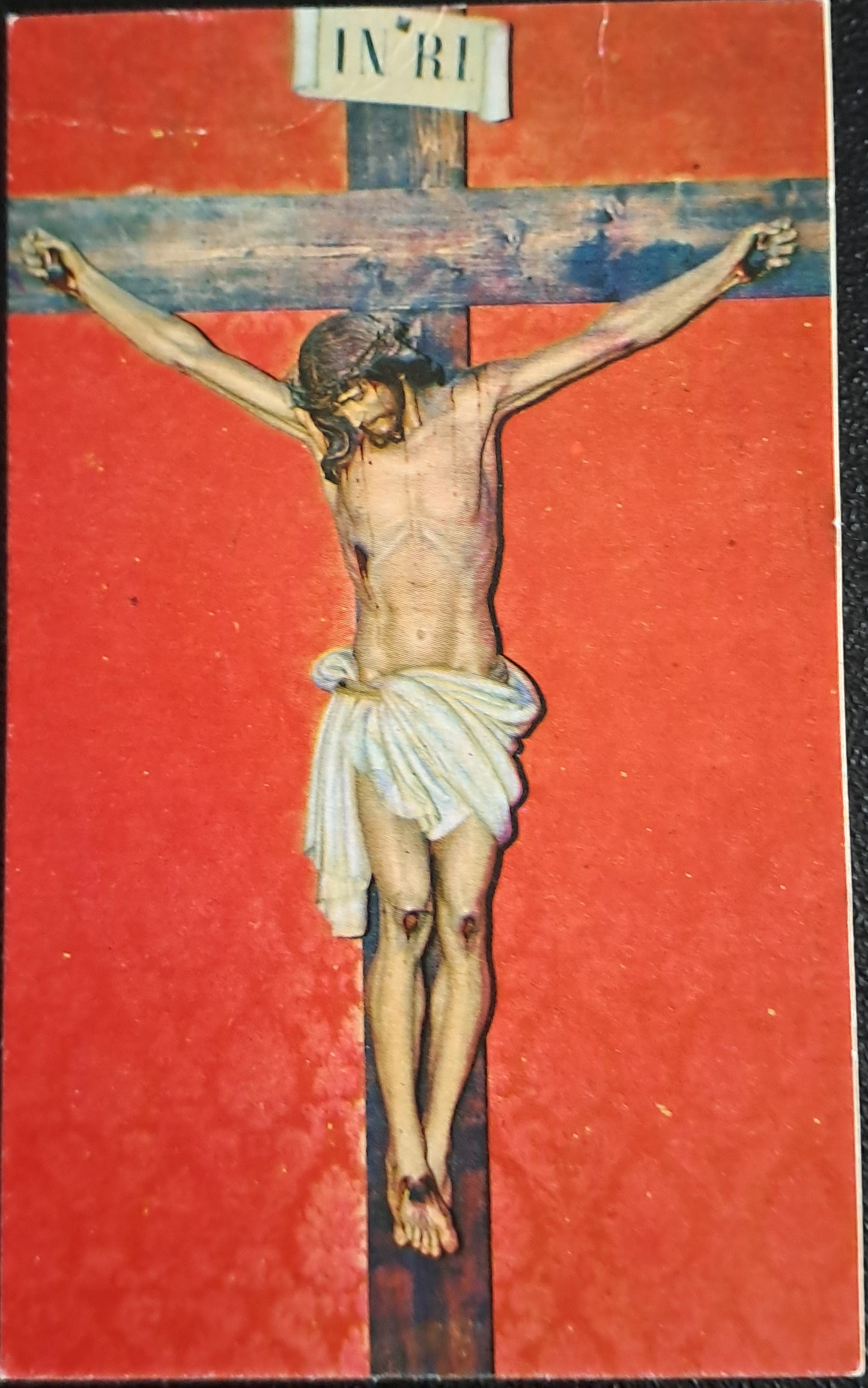 CROCIFISSO PARROCCHIA SAN MARTINO CUSANO MILANINO - HOLY CARD