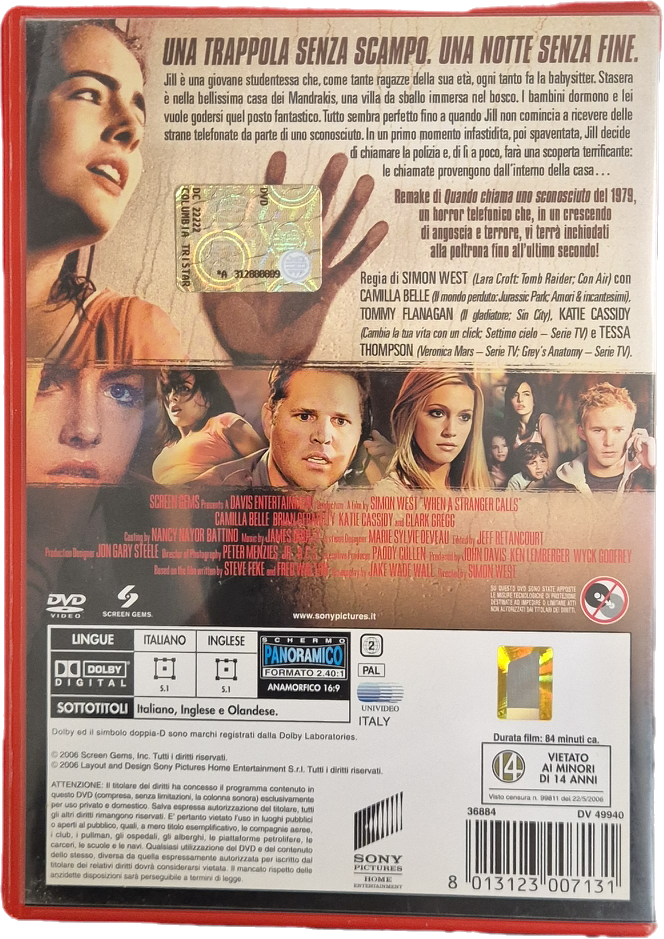 CHIAMATA DA UNO SCONOSCIUTO - DVD VERSIONE NOLEGGIO