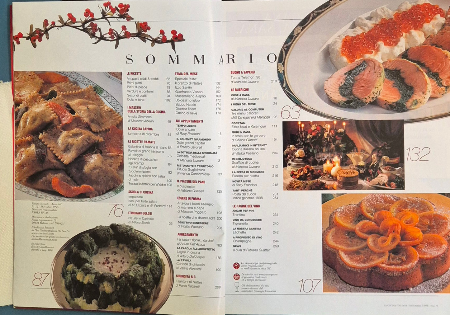 LA CUCINA ITALIANA - DICEMBRE 1998