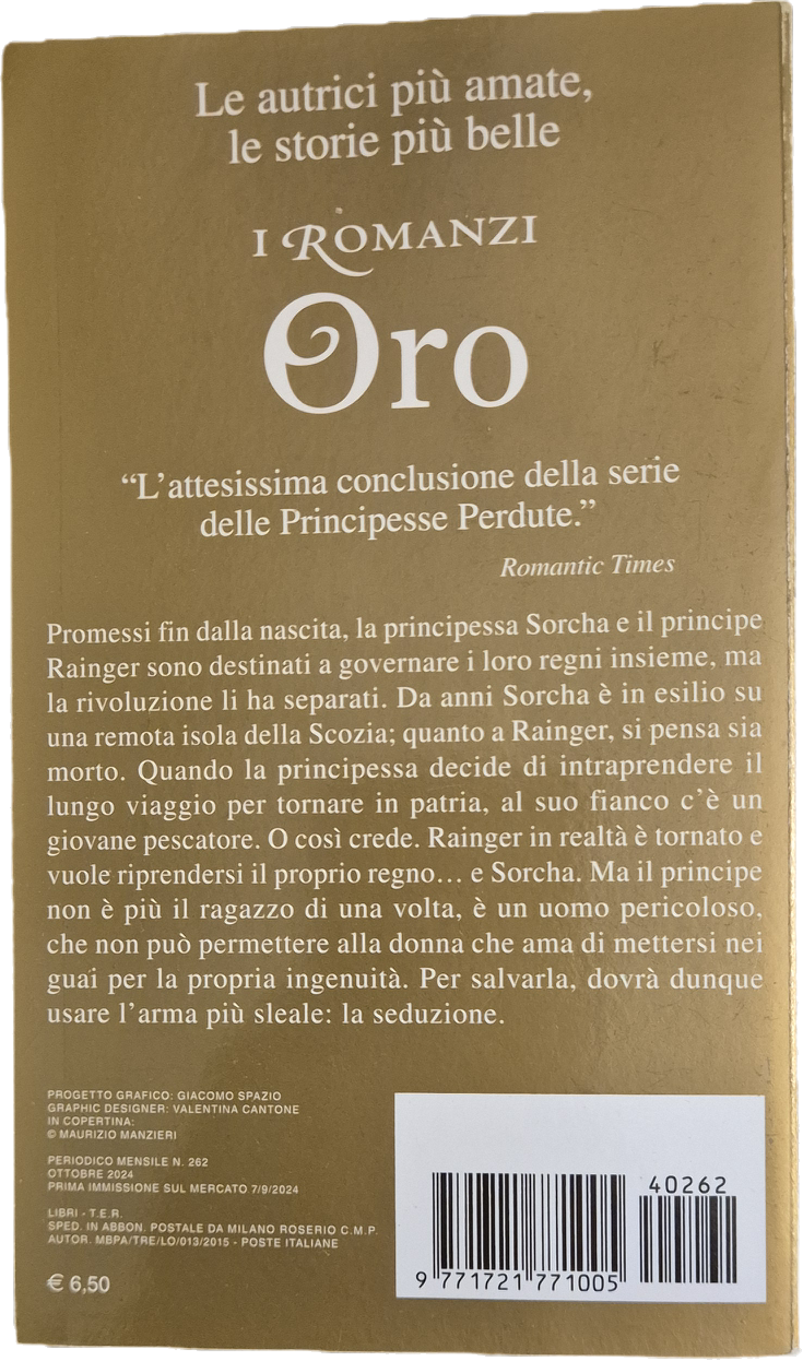RAPITA DA UN PRINCIPE - CHRISTINA DODD - MONDADORI 2024 - OUTLET DEL LIBRO