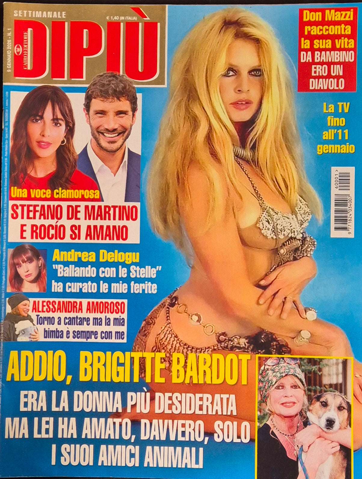 DI PIÙ 9 GENNAIO 2026 - BRIGITTE BARDON-DE MARTINO-DELOGU