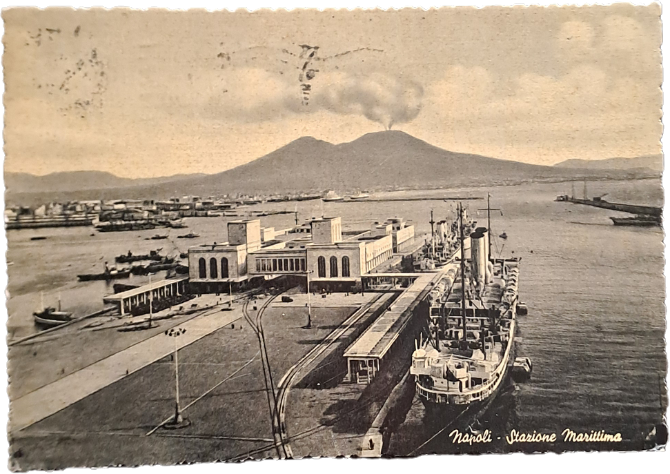 NAPOLI - STAZIONE MARITTIMA - V1954 - FG