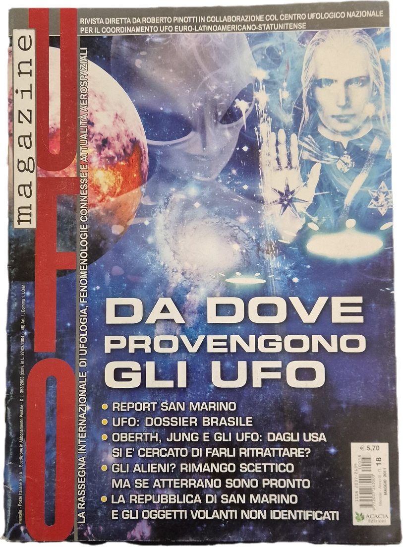 UFO MAGAZINE MAGGIO 2011 - DA DOVE PROVENGONO - OUTLET DEL LIBRO
