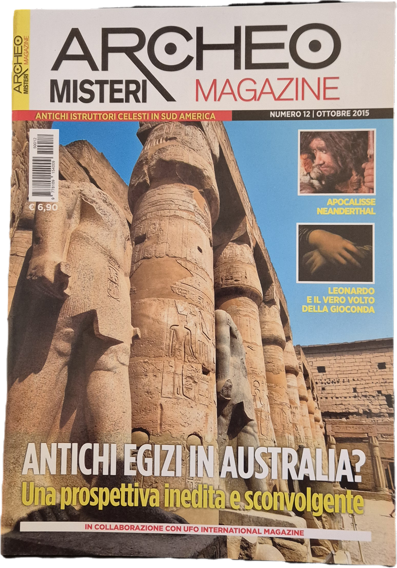 ARCHEO MISTERI MAGAZINE N. 12 - ANTICHI EGIZI IN AUSTRALIA