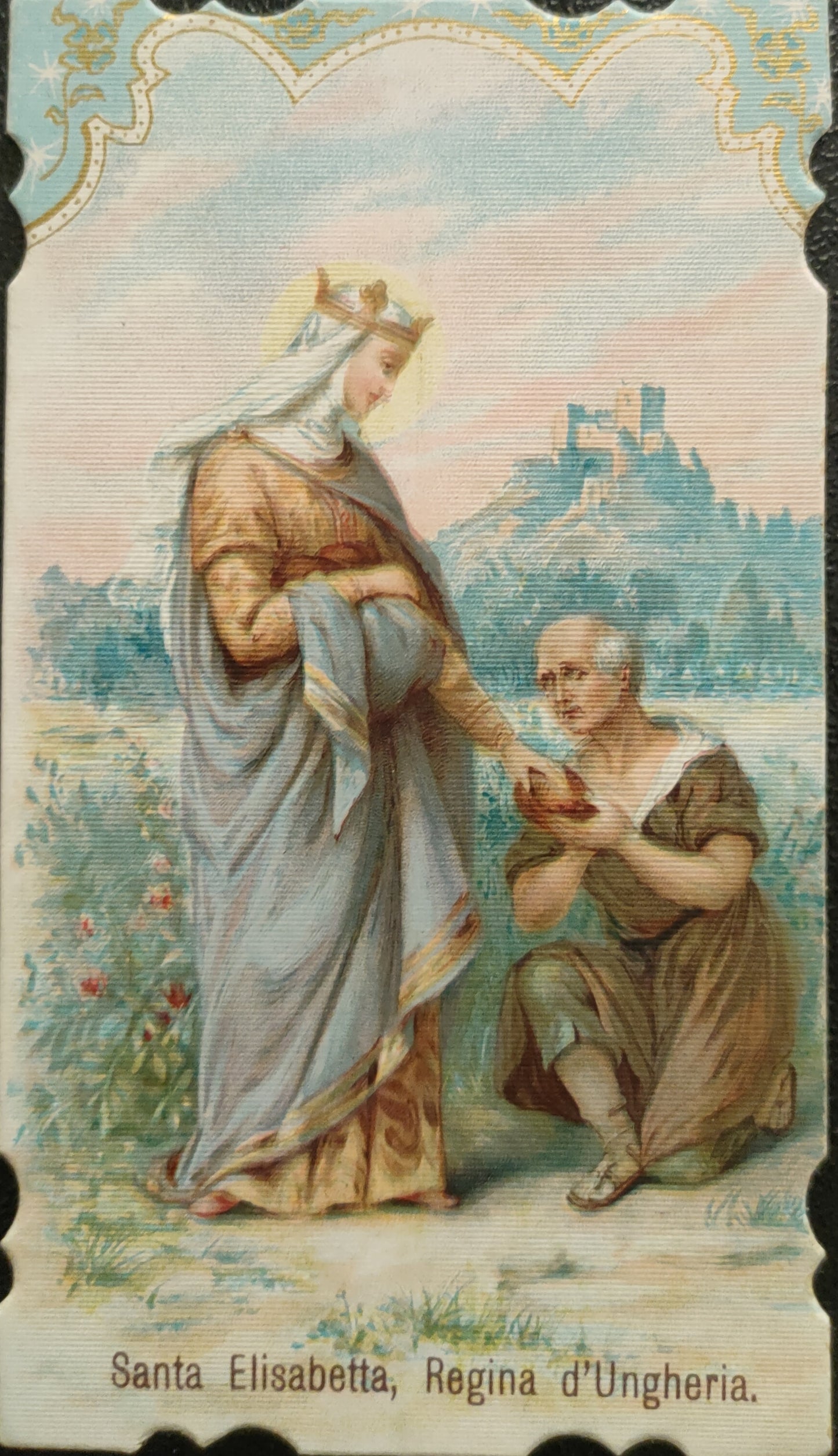 SANTA ELISABETTA - REGINA D'UNGHERIA - HOLY CARD