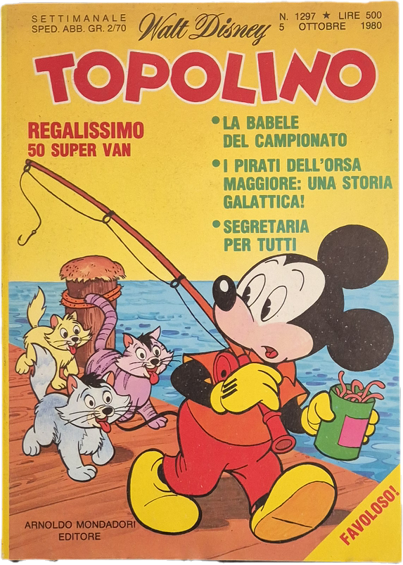 TOPOLINO N. 1297 - 5 OTTOBRE 1980