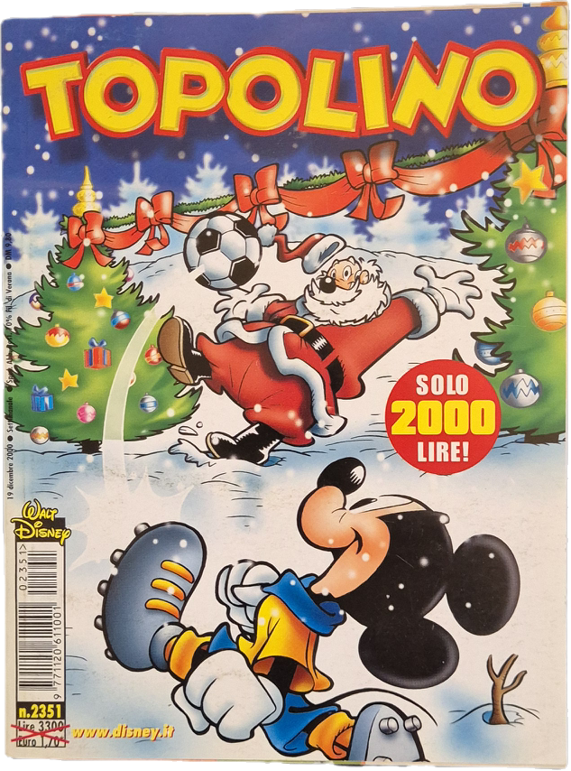 TOPOLINO N. 2351 -19 DICEMBRE 2000