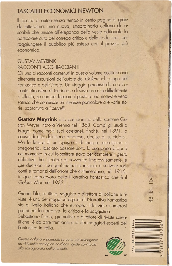 RACCONTI AGGHIACCIANTI - MEIRINK - NEWTON 1993 - OUTLET DEL LIBRO