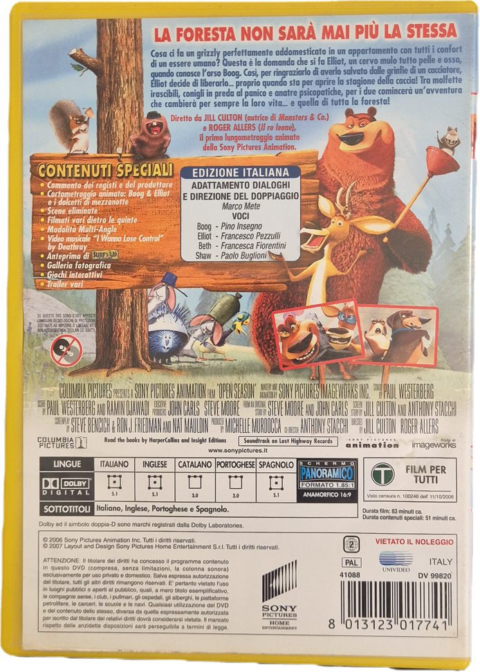 BOOG e ELLIOT A CACCIA DI AMICI - DVD