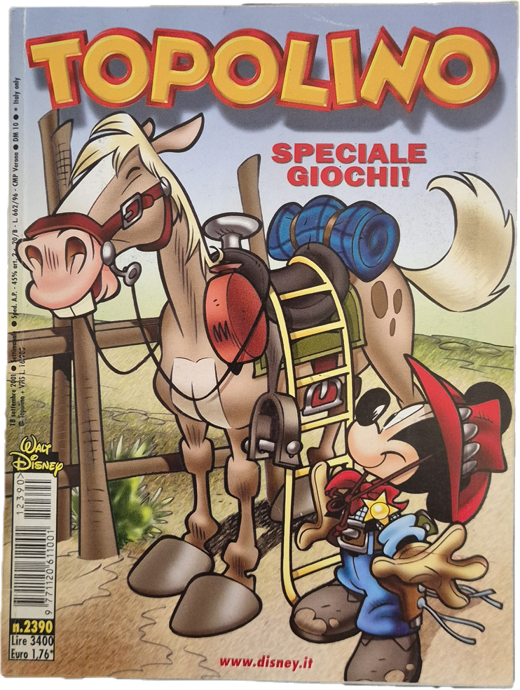 TOPOLINO N. 2390 - 18 SETTEMBRE 2001