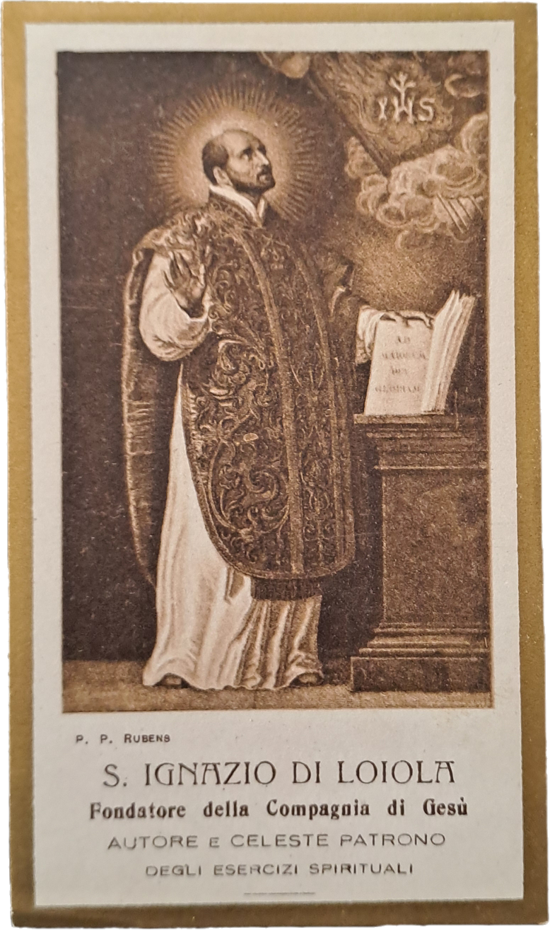 S.IGNAZIO DI LOIOLA - HOLY CARD