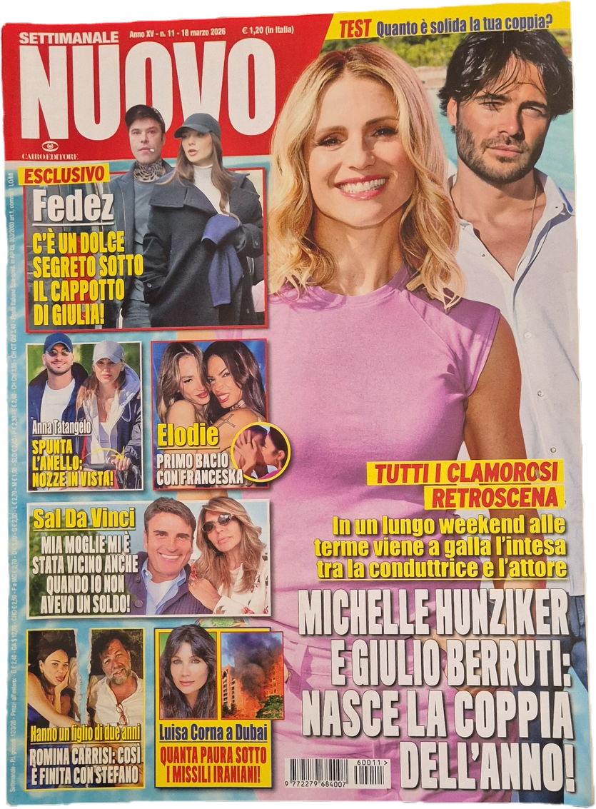 SETTIMANALE NUOVO 18 MARZO - HUNZIKER-ELODIE-TATANGWLO-DA VINCI