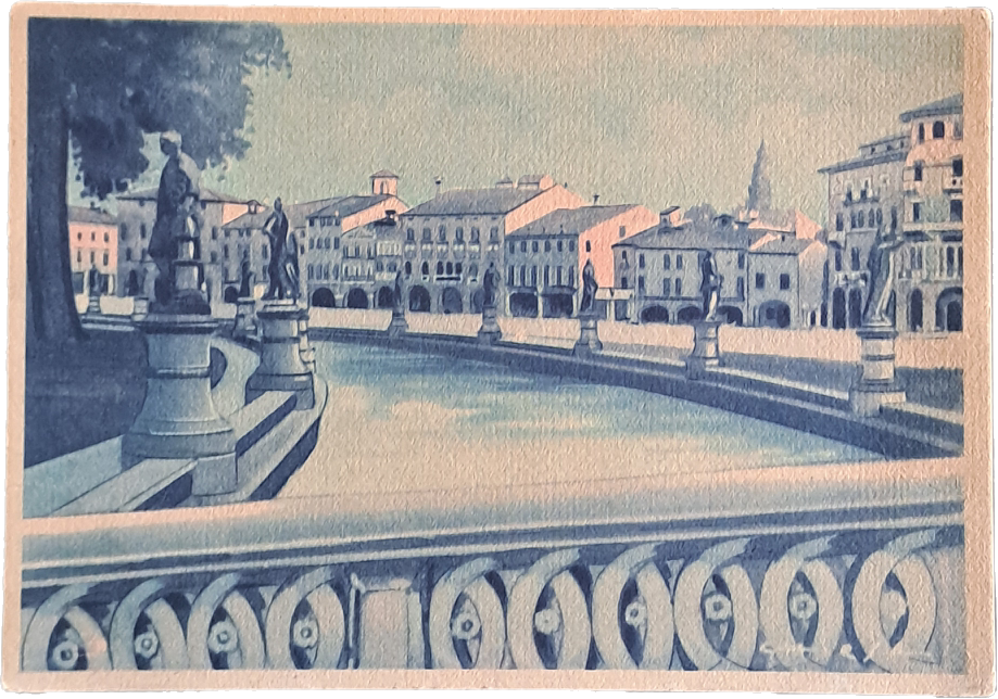 PADOVA - PRATO DELLA VALLE - DISEGNATA - V1957 -FG
