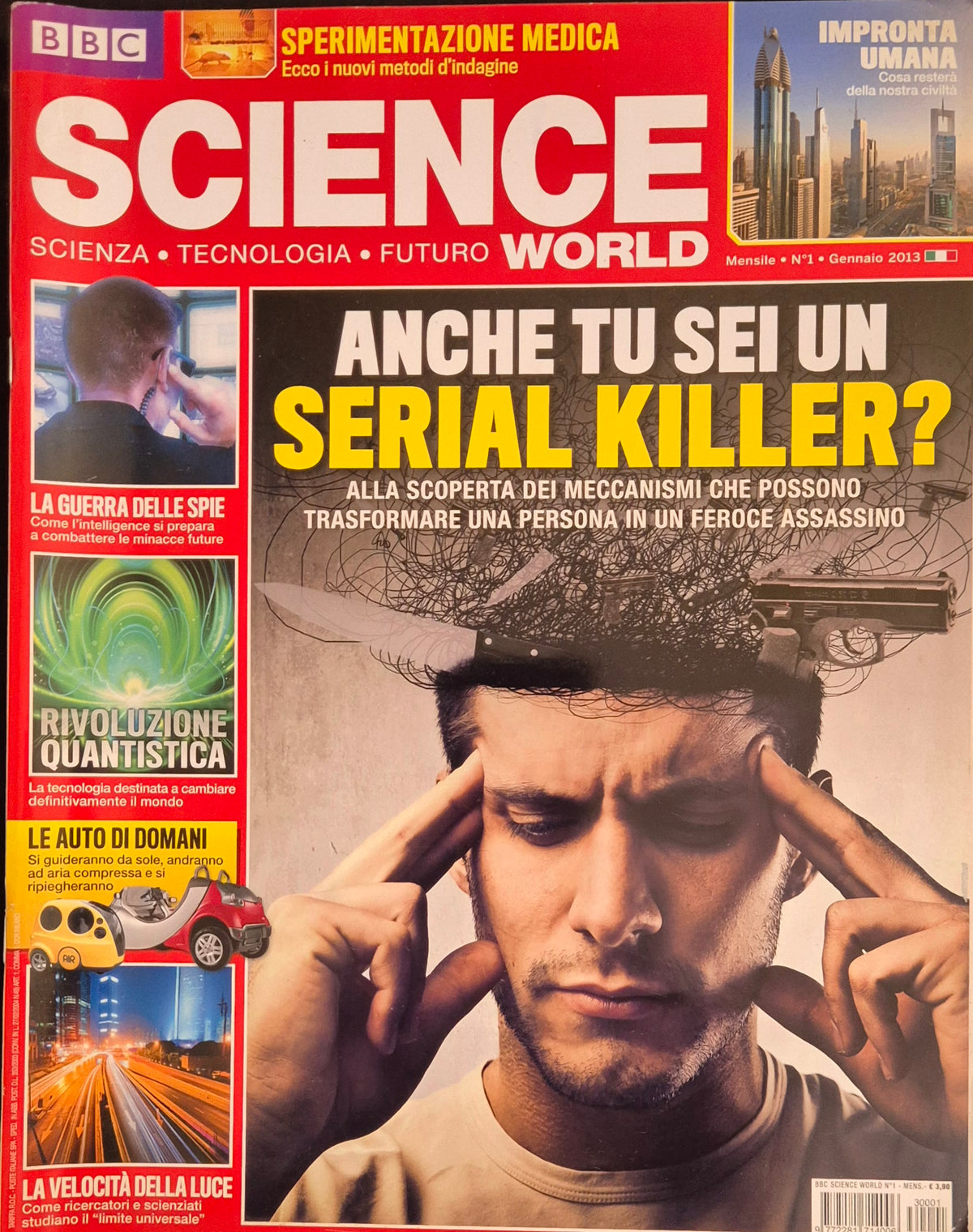 BBC SCIENCE - GENNAIO 2013 - ANCHE TU SEI UN SERIAL KILLER - OUTLET DEL LIBRO