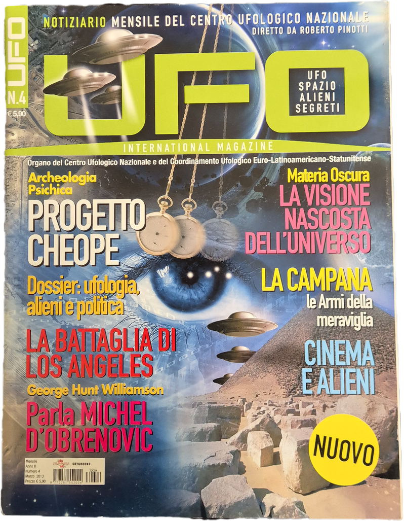 UFO INTERNATIONA MAGAZINE N. 4 - PROGETTO CHEOPE