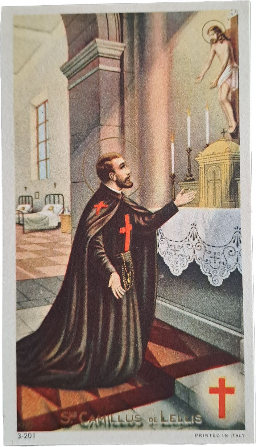 S.CAMILLO DE LELLIS -HOLY CARD