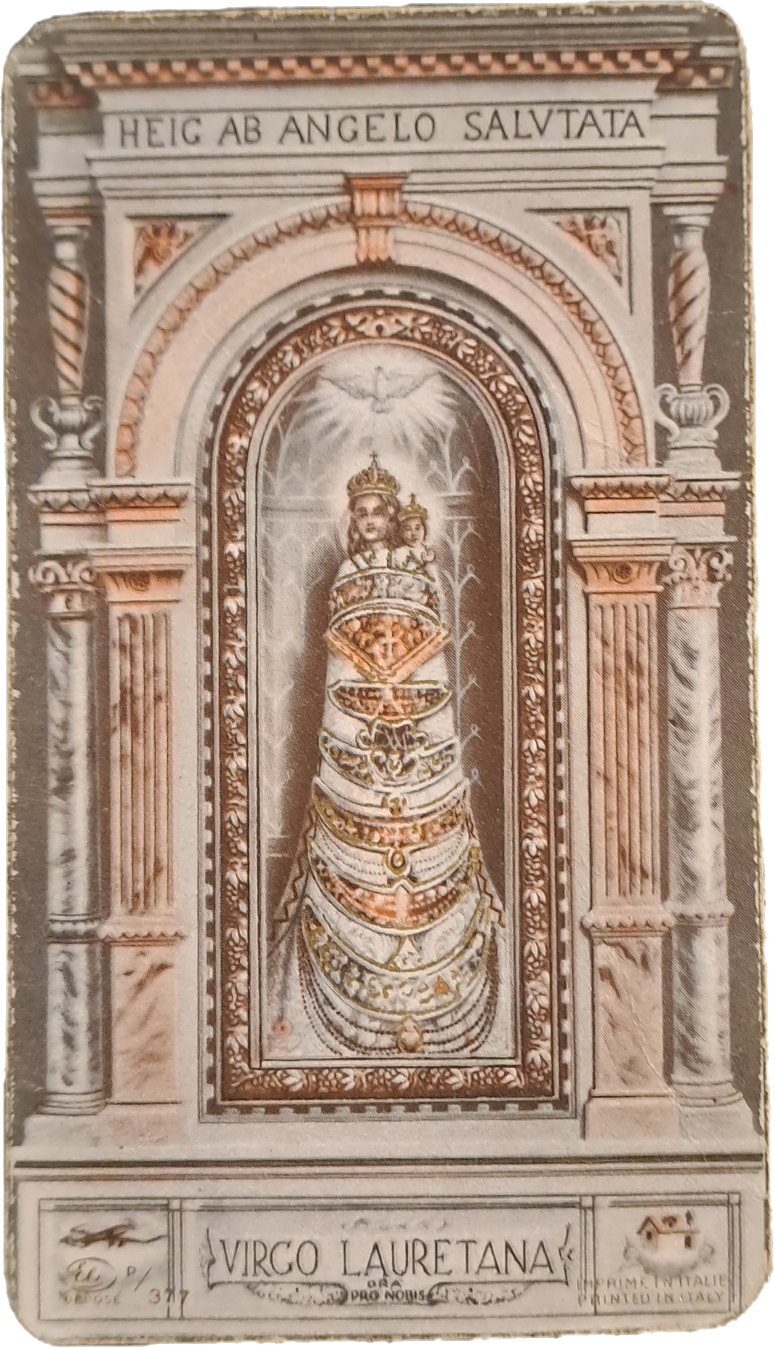 VIRGO LAURETANA - HOLY CARD