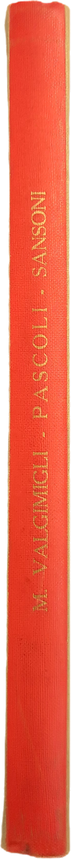 PASCOLI - MANARA VALGIMIGLI